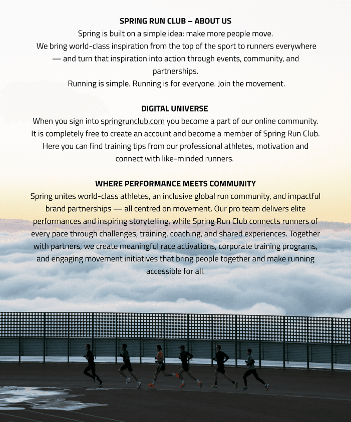 Spring Running Club chat image